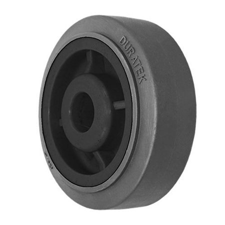 DURASTAR Wheel; 6X2" Duratek Rubber; Thermoplastic Rubber | Polyolefin (Gray | 620PPR84H-EC